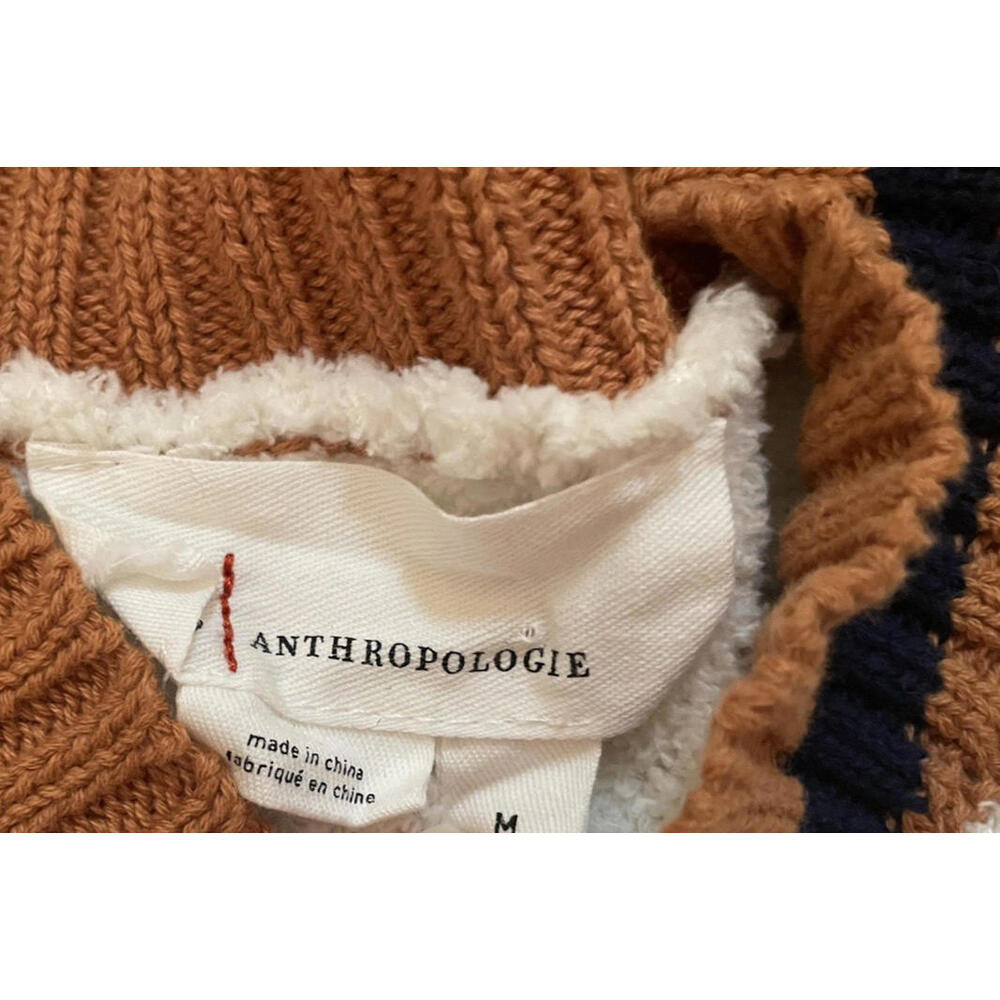 Anthropologie Soft Terry Cardigan Sweater Medium - Picture 5 of 6